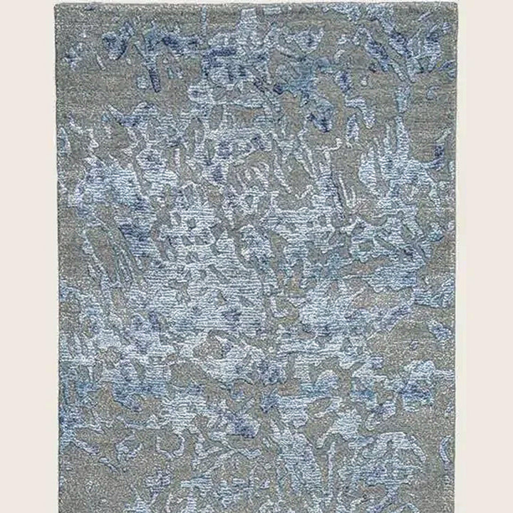 Frosted coral-inspired rug with modern design, perfect for narrow spaces.