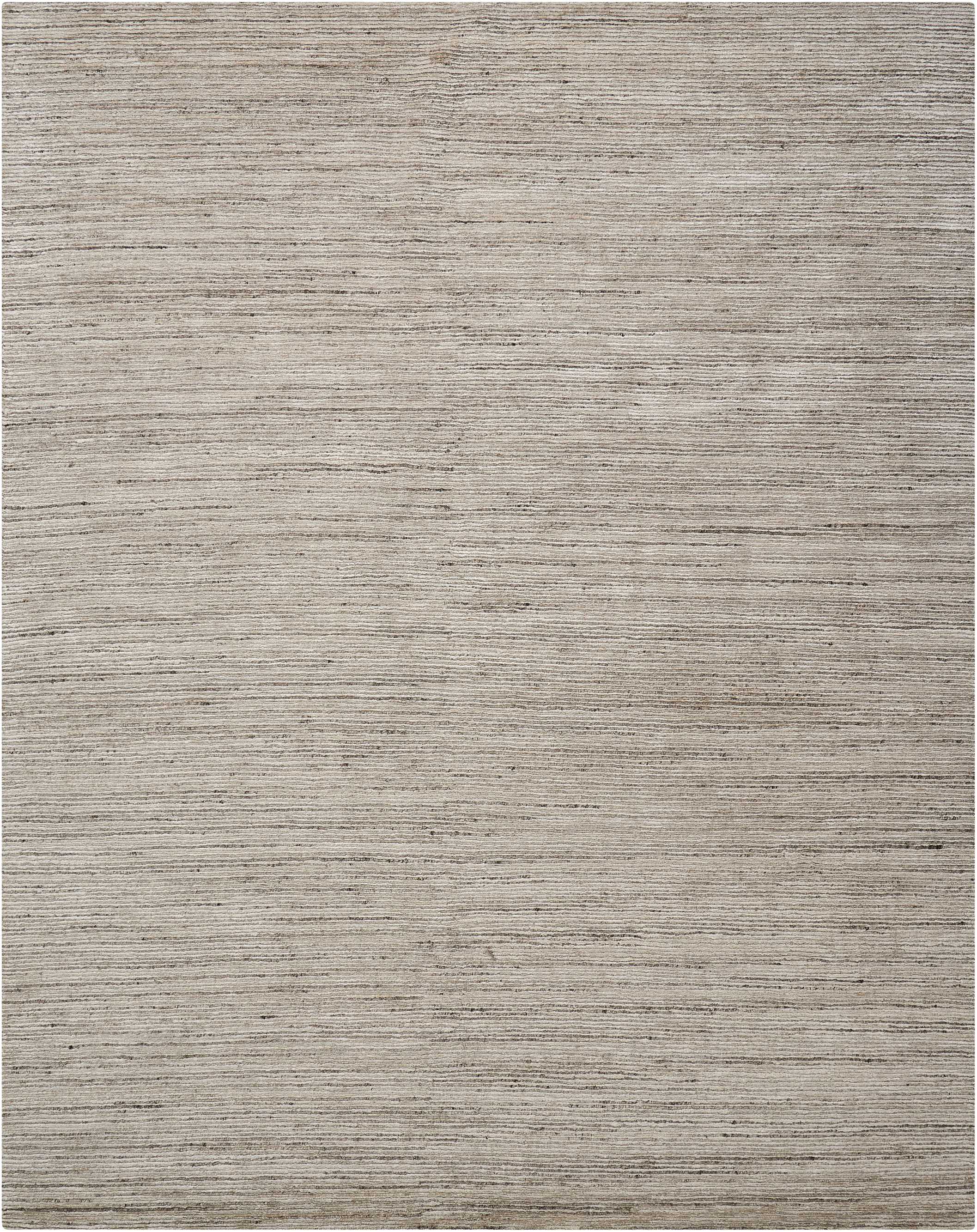 Neutral-toned textured surface with horizontal grain, resembling fabric or rug.