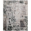 Contemporary, distressed rug with neutral tones complements any interior.