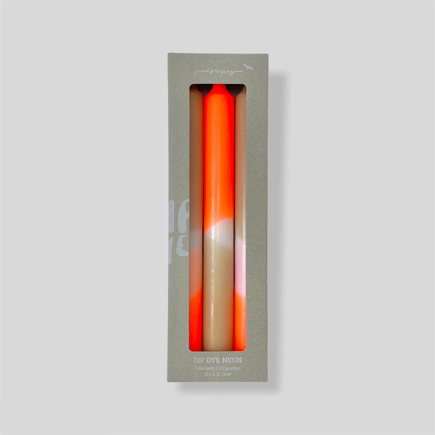 Papaya Sand Candle Set Papaya Sand / 210 x 21 mm