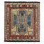 Traditional handwoven rug with intricate design and vibrant color palette.