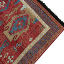 Exquisite hand-woven rug showcasing traditional motifs and rich color palette.