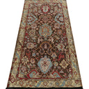 Intricately designed hand-woven carpet showcasing traditional Middle Eastern craftsmanship.