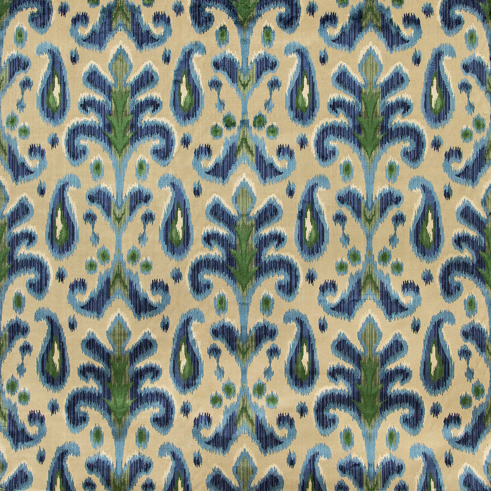 Blue and Green Woven Fabric Default Title