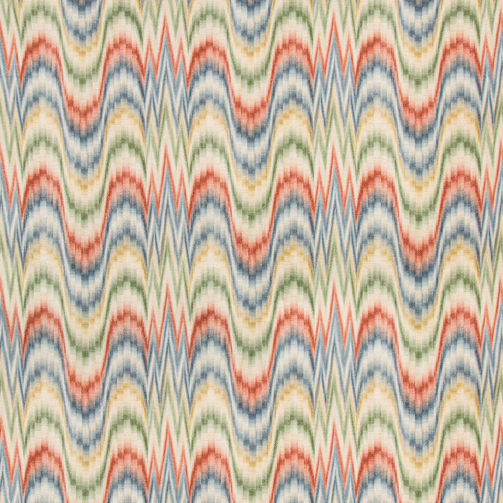 Vibrant chevron pattern showcasing a symmetrical and rhythmic design