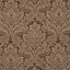 Highly detailed symmetrical damask fabric with ornate floral design.