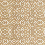 Intricate geometric motif in neutral shades creates versatile seamless pattern.
