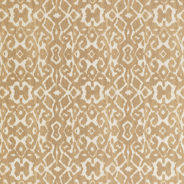 Intricate geometric motif in neutral shades creates versatile seamless pattern.
