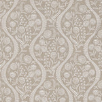 Elegant and intricately detailed floral fabric in a monochromatic design.