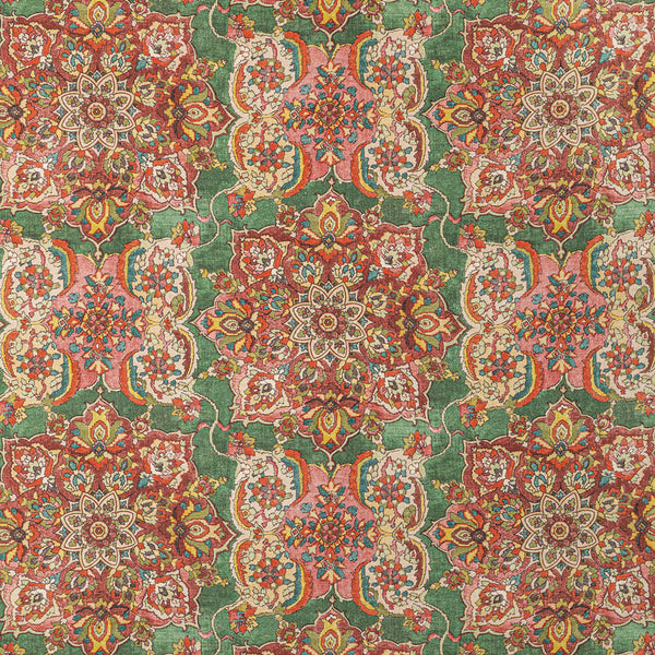 Exquisite Persian/Oriental rug showcases intricate floral motifs and vibrant colors.