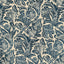 Indigo Floral Printed Fabric Default Title