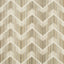 Patterned fabric with a zigzag design in creams and grays.