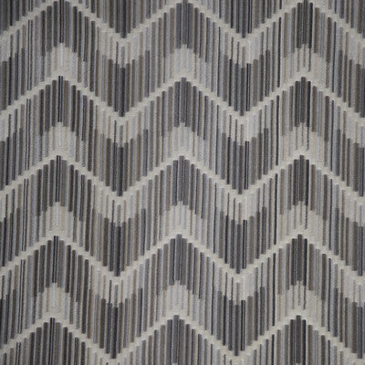 Repetitive chevron pattern in varying shades of gray and white
