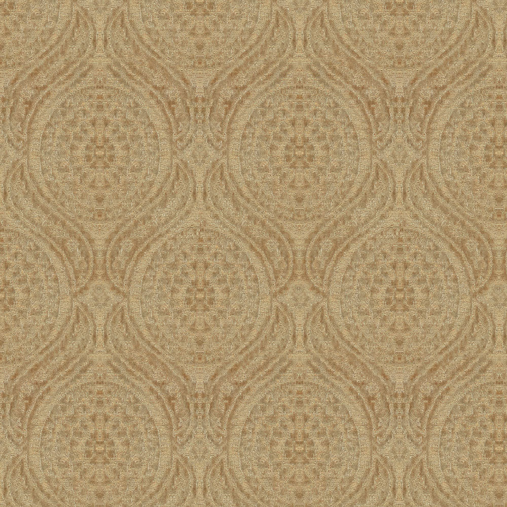 Vintage-inspired seamless pattern with intricate medallion motifs and floral elements