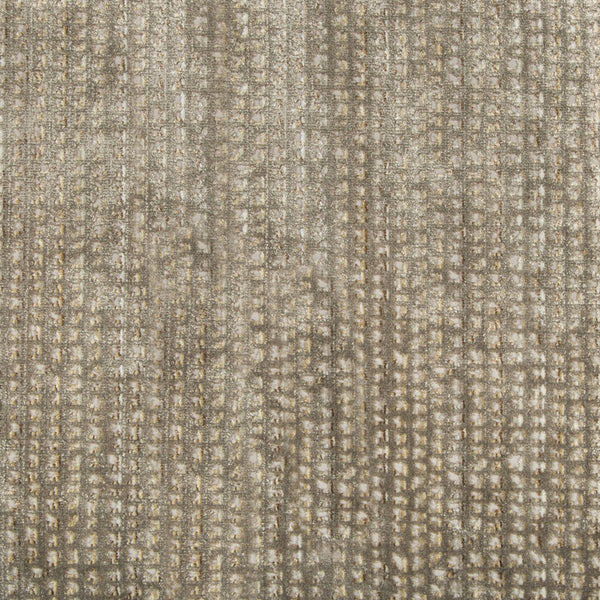 Close-up of textured fabric with repeated vertical lines and dots.