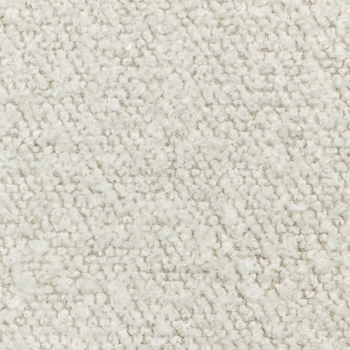 Close-up of a soft, fluffy, and mottled white carpet texture.