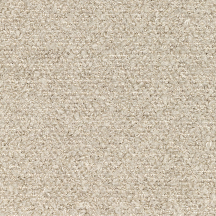 Beige loop pile carpet with uniform and plush texture