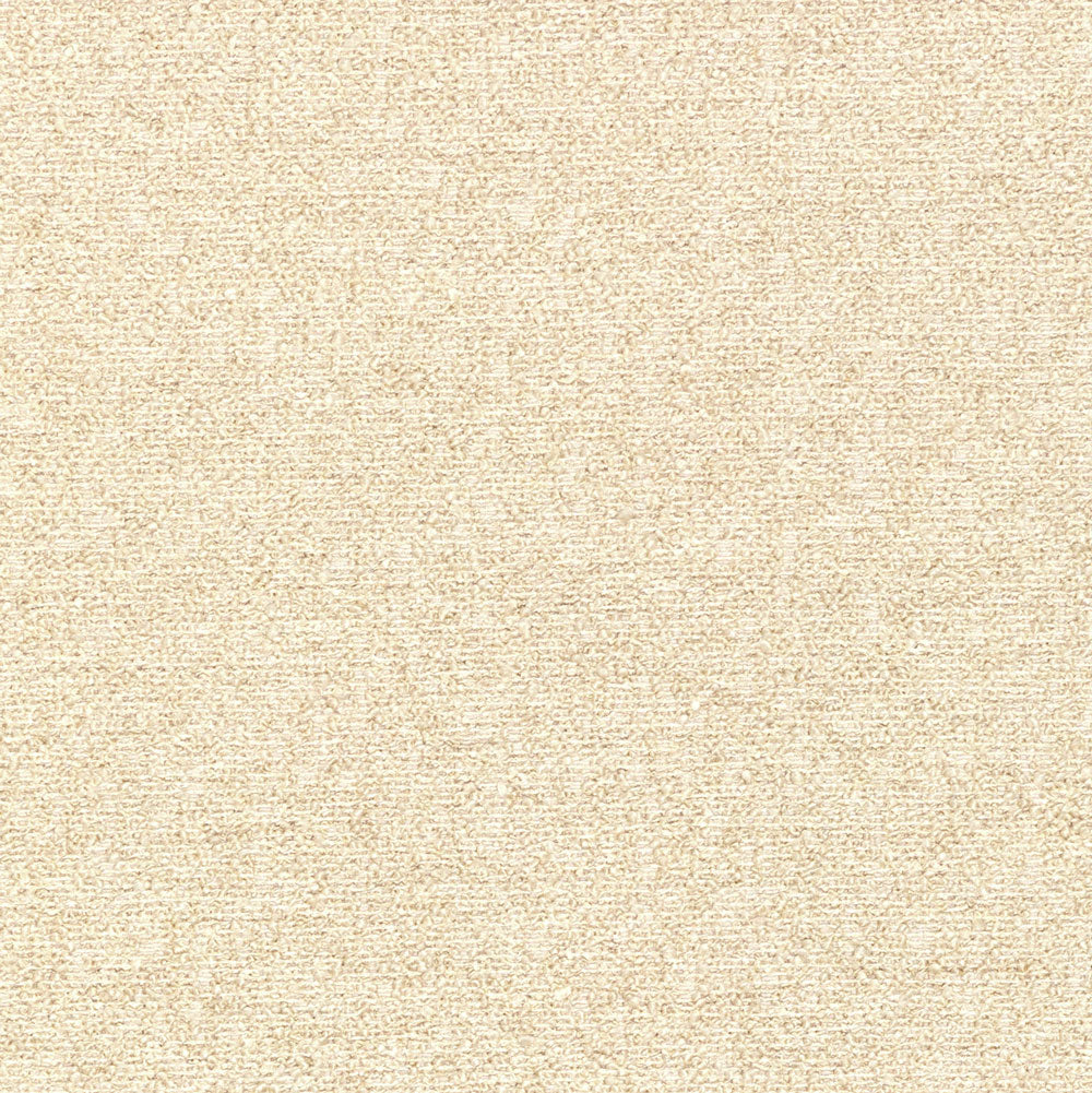 Close-up of a coarse-textured fabric in light beige color