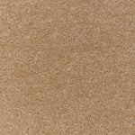 Close-up of soft, fluffy carpet with a uniform tan color.