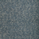Close-up of looped pile textured material in shades of blue.