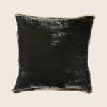 Shaded Fringe Pillow, Bottle Green 20x20