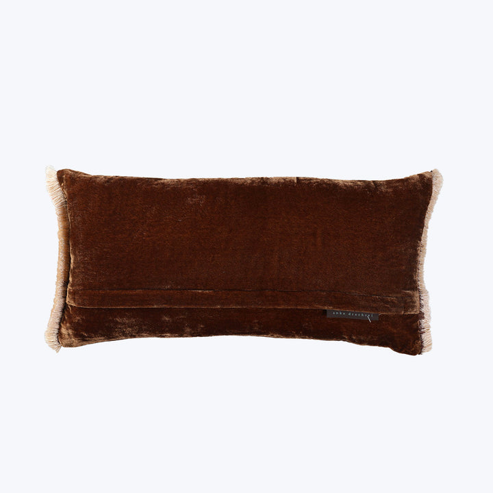 Shaded Fringe Lumbar, Cognac 10x20