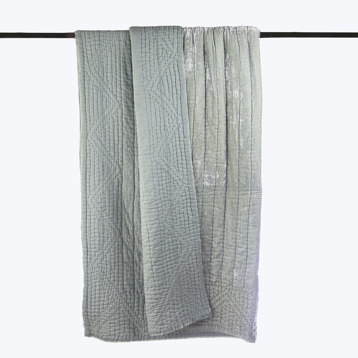 Quilted Throw, Perfect Blue Default Title