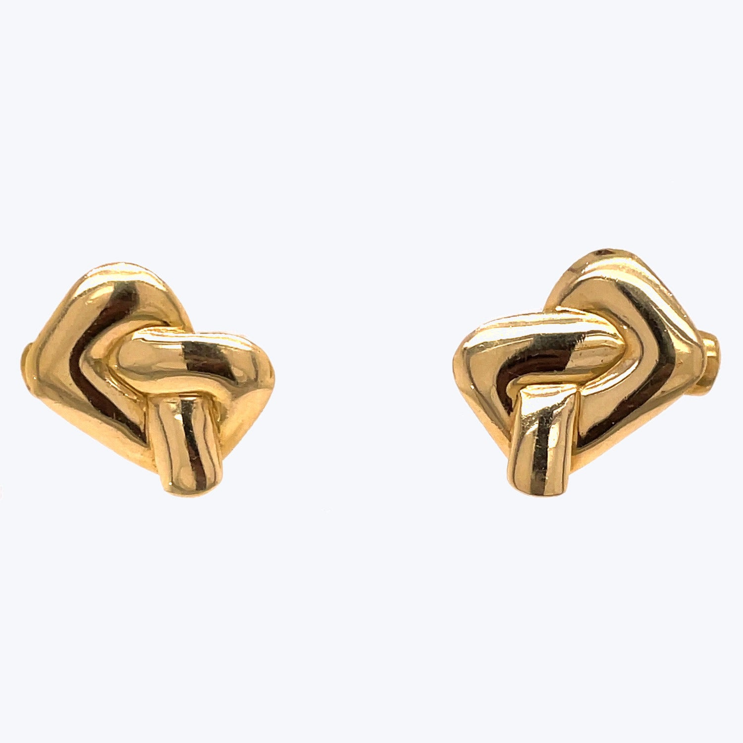 Tiffany & Co. 1990's Gold Knot Earrings