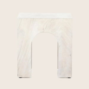 Bleached Wood End Table Default Title - hover