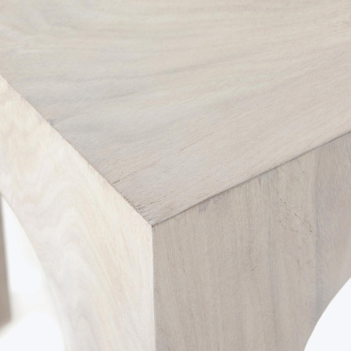 Bleached Wood End Table Default Title