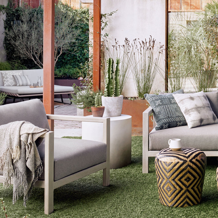 Ombre Concrete Side Table Default Title