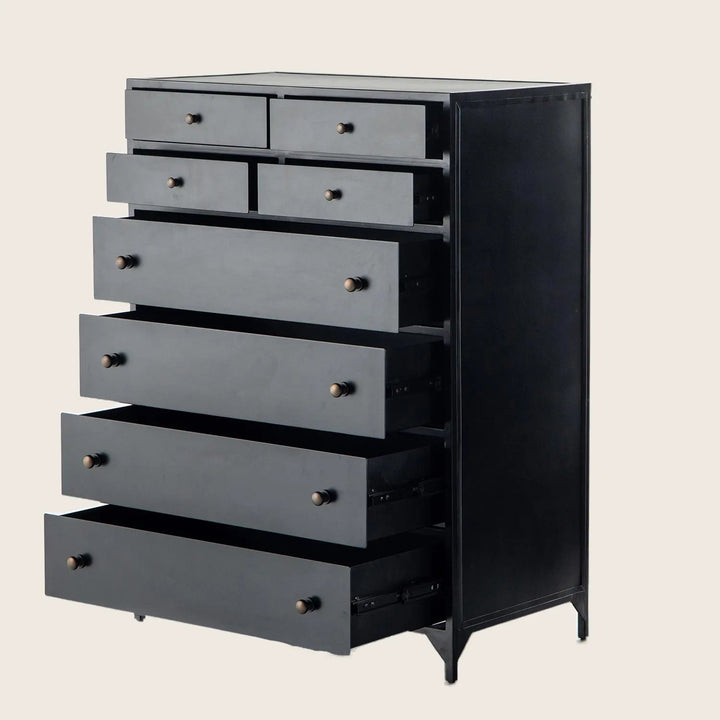 tall metal dresser Tall Dresser with Drawers,Fabric & Metal Storage Organizer with Wood Top,Space-Saving,Closet, Entryway Furniture for Bedroom Brown