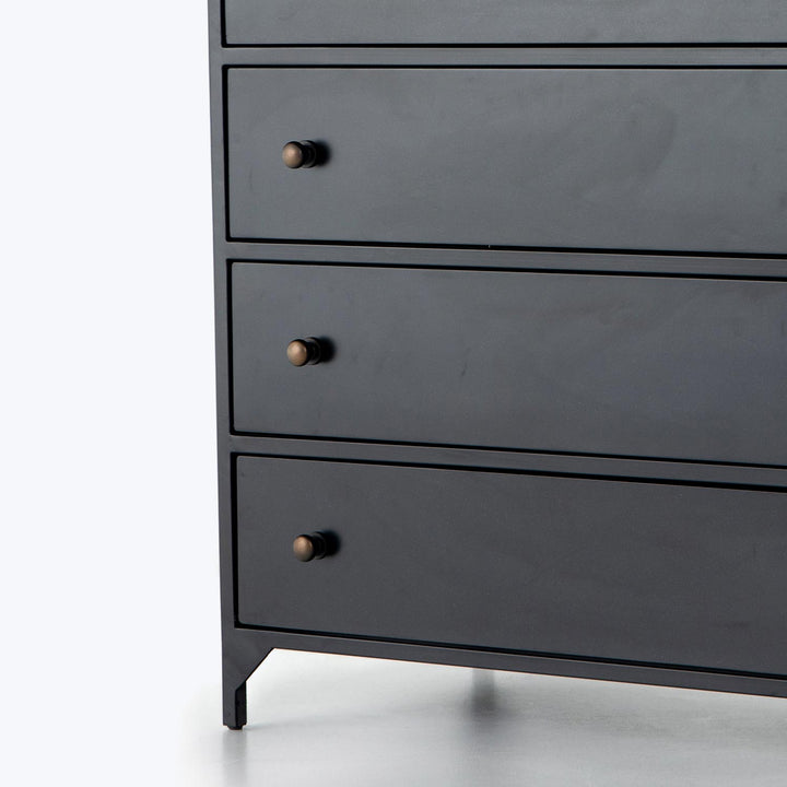 Black Metal Tall Dresser Default Title