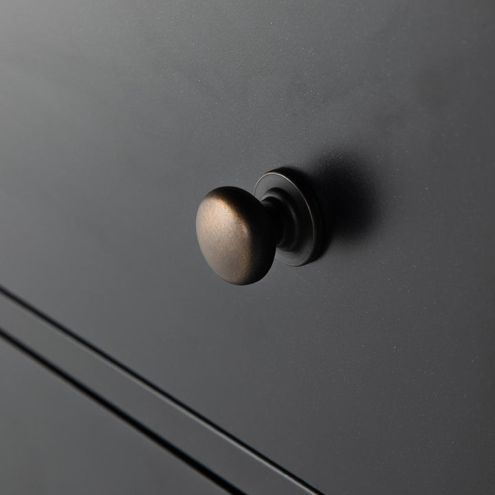 Black Metal Tall Dresser Default Title