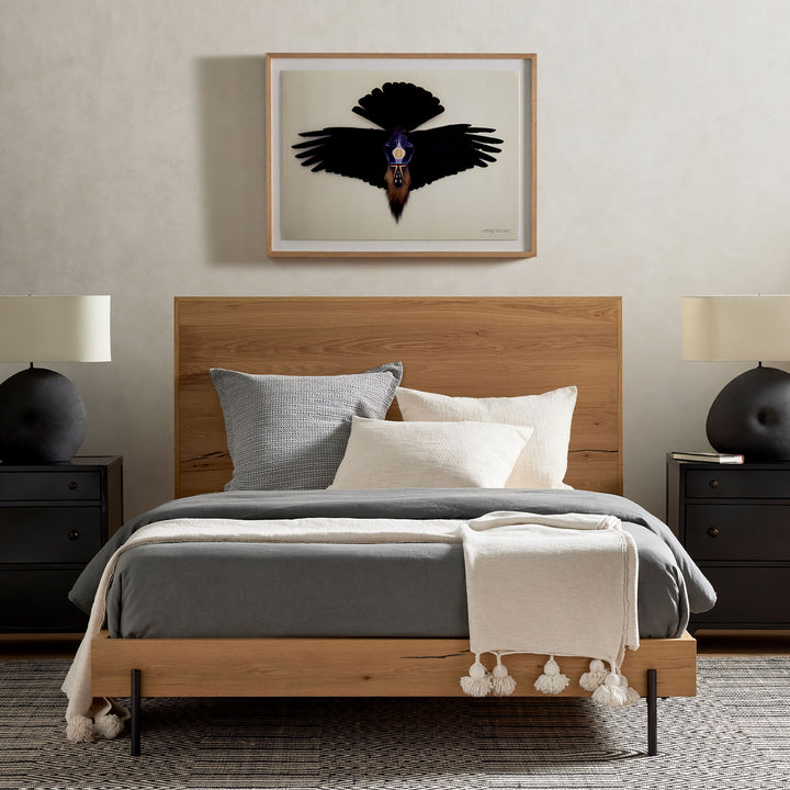 Black Metal Bedside Table Default Title