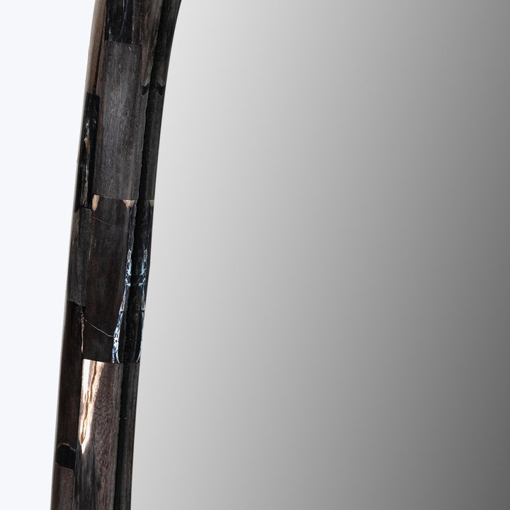 Wood Framed Organic Mirror Default Title