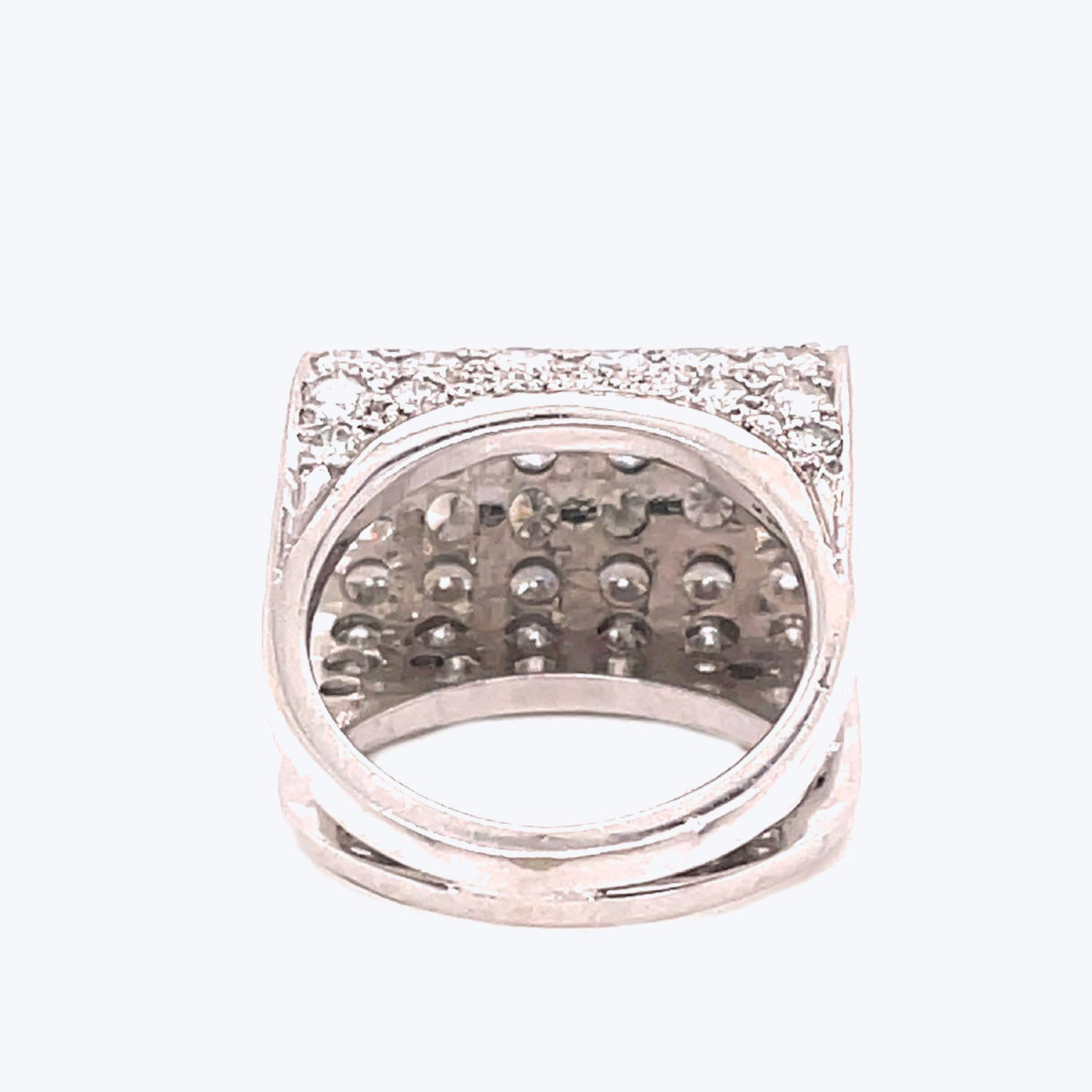 Vintage Geometric Diamond  Ring Default Title