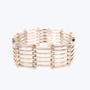 Tiffany & Co. 18K Gold and Silver Geometric Bracelet Default Title