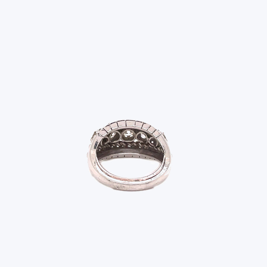 Art Deco Chaumet Platinum Diamond Ring Default Title