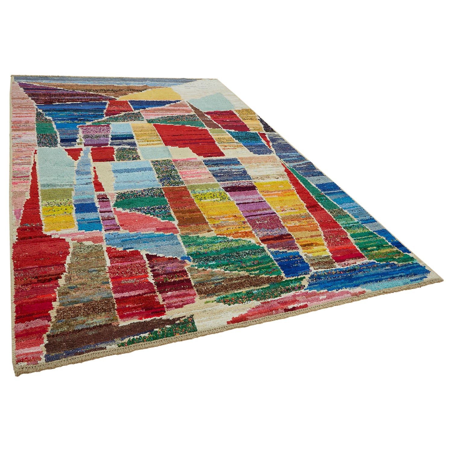 Contemporary Wool Rug - 6'6" x 10'3" Default Title