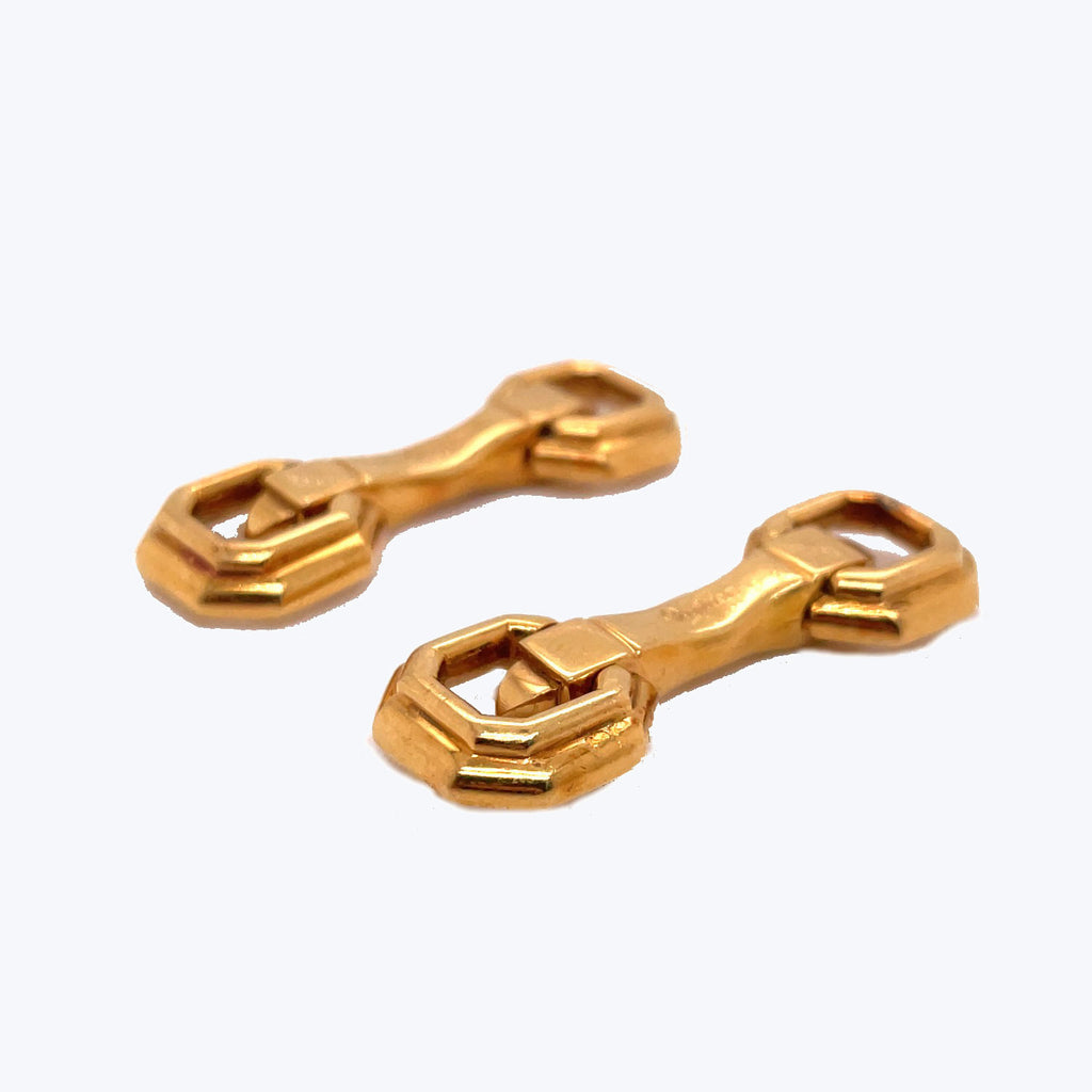 Cartier 18K Gold Cufflinks Default Title