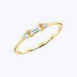 Multi Stone Diamond Ring, 6 10.2 x 1.8 x 2.2 mm / Diamond