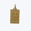 Vintage Charm 18KY Gold Zodiac 'Cancer' Pendant
