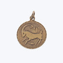 Vintage Charms 9K Gold Zodiac 'Aries' Pendant