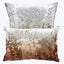 Ombre Crushed Velvet Pillow Sunset 12x18