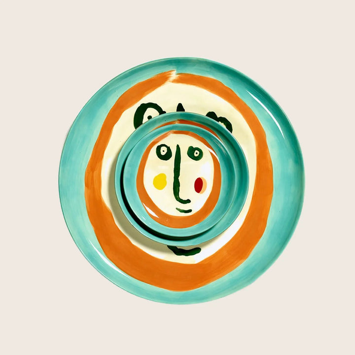 Feast Dessert Plates, Set of 4-Broccoli