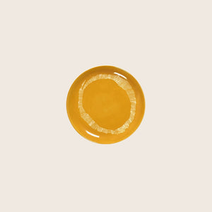 Feast Salad Plates, Set of 2-Yellow Swirl
