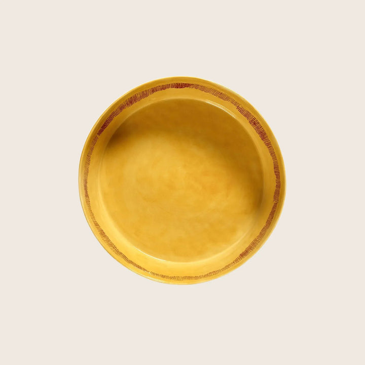 Feast Salad Bowl-White Swirl