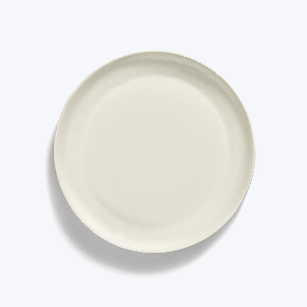 Feast Serveware White Swirl / Large Serving Plate