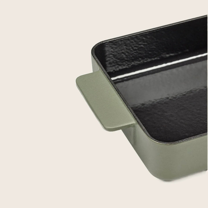 Surface Cast Iron Oven Dish-6x10-Camogreen